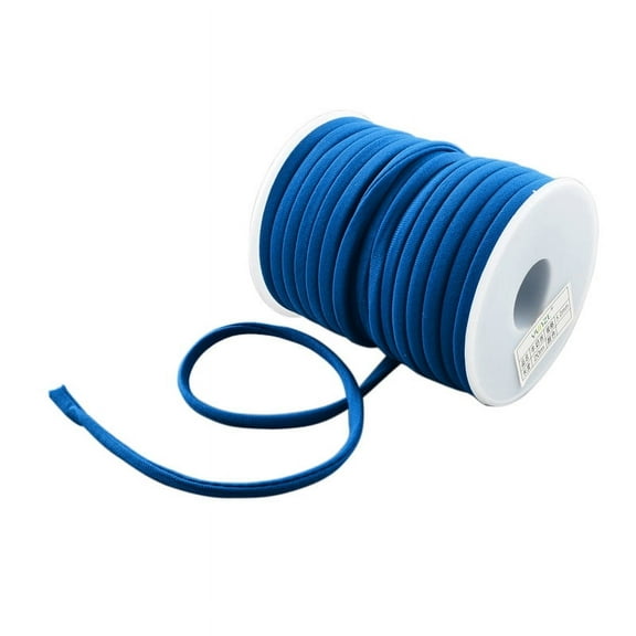 Soft Nylon Cord Flat Royal Blue 5x3mm about 21.87 yards(20m)/roll