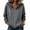Gray, variant on Stralyhd Zip Up Hoodie Women Oversized Long Sleeve Lightweight Sweatshirts Casual Fashion Drawstring Fall Winter Jackets with Pockets Light Gray XL