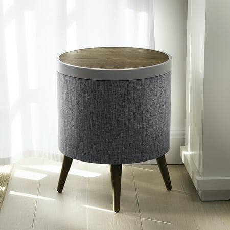 Koble - Zain Smart Side Table with Speaker - Walnut