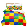 thumbnail image 2 of Housse de Couette Casse-Tête Coloré, Impression 3D, Ensemble Trois Pièces, Microfibre Douce, Housse de Couette-Youyoupin, 2 of 3