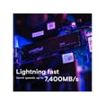 thumbnail image 2 of Crucial T500 M.2 2280 4TB PCIe 4.0 NVMe 3D NAND TLC Internal Solid State Drive (SSD) CT4000T500SSD3, 2 of 6