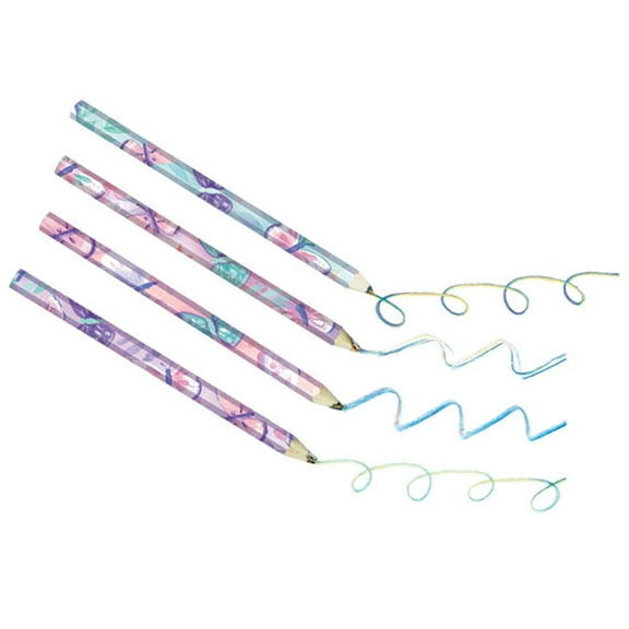 Floral Birthday 'Flutter' Multi Color Pencils / Favors (4ct)