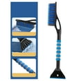 thumbnail image 5 of Harlier 27" Snow Brush and Ice Scrapers for Car Windshield, Detachable Snow Scrapers with Ergonomic Foam Grip for Cars, Trucks, SUVs (Heavy Duty ABS, PVC Brush, Blue), 5 of 8