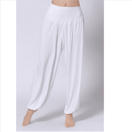 Women Casual Loose Yoga Pants Trousers Baggy Jumpsuit Pants High Waist ...