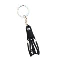 thumbnail image 6 of Key Chain Holder Key - Novelty Dive Flippers Shape - Heavy Duty & Portable - Multiple Colors White, 6 of 8