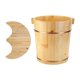 thumbnail image 3 of Cubo para baño de pies de madera, cubo para baño de pies, cubo para baño de pies hecho a mano, cubo para baño de pies estilo C, 3 of 9