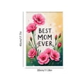 thumbnail image 3 of 17.7x11.8 Inch Mother's Day Garden Flag, Double Sided Floral Heart Banner, Happy Mom Day Outdoor Decor, Festive Ornament for Yard Porch Home Decoration, 3 of 6