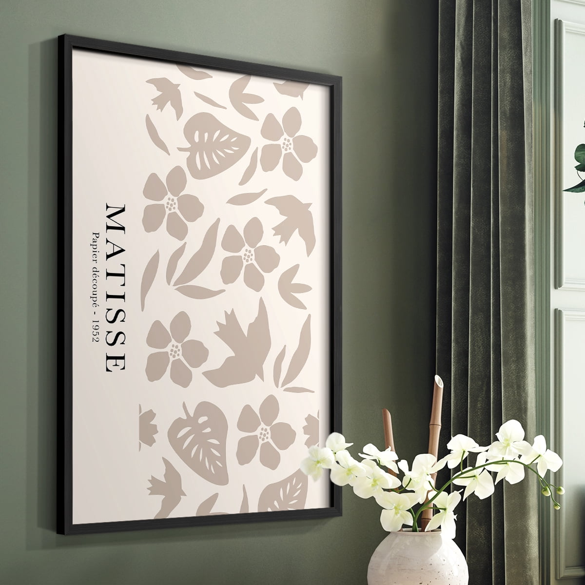 Matisse CCLVII in Solid Wood 22 x 28 Framed Print