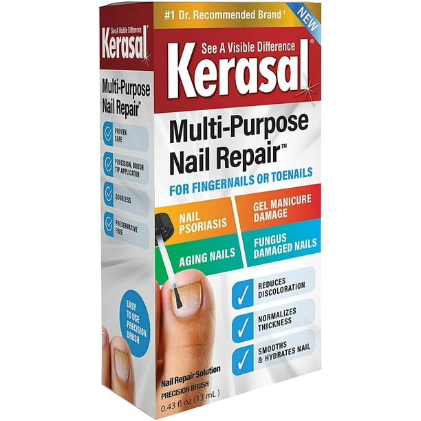 Kerasal MultiPurpose Nail Repair, Nail Repair Solution, 13ml, Pack of