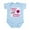 Sky Blue, variant on CafePress - PAPA's LITTLE FISHING BUDDY! Infant Bodysuit - Baby Light Bodysuit, Size Newborn - 24 Months