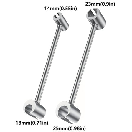 Double-Ended Hinge Gap Adjuster Wrench - High Carbon Steel Precision Alignment Tool