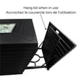 thumbnail image 6 of Sunbeam Contemporary Style Aluminum Fire Table in Matte Black Finish, 6 of 7
