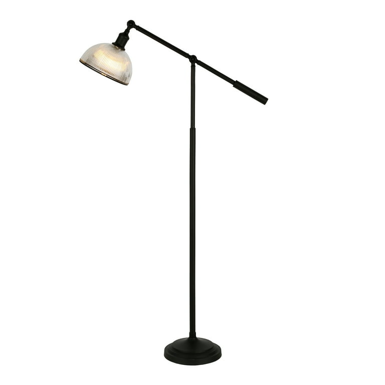 Black adjustable floor lamp deals