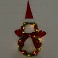 thumbnail image 2 of EUDIDV Festive String Lights Christmas Wreath Outdoor,Christmas Wreath, Prelit Christmas Wreath With Lights Small Artificial Xmas Wreath ,Winter Snowflake Christmas Wreath For Door Hanging XmasLights, 2 of 7