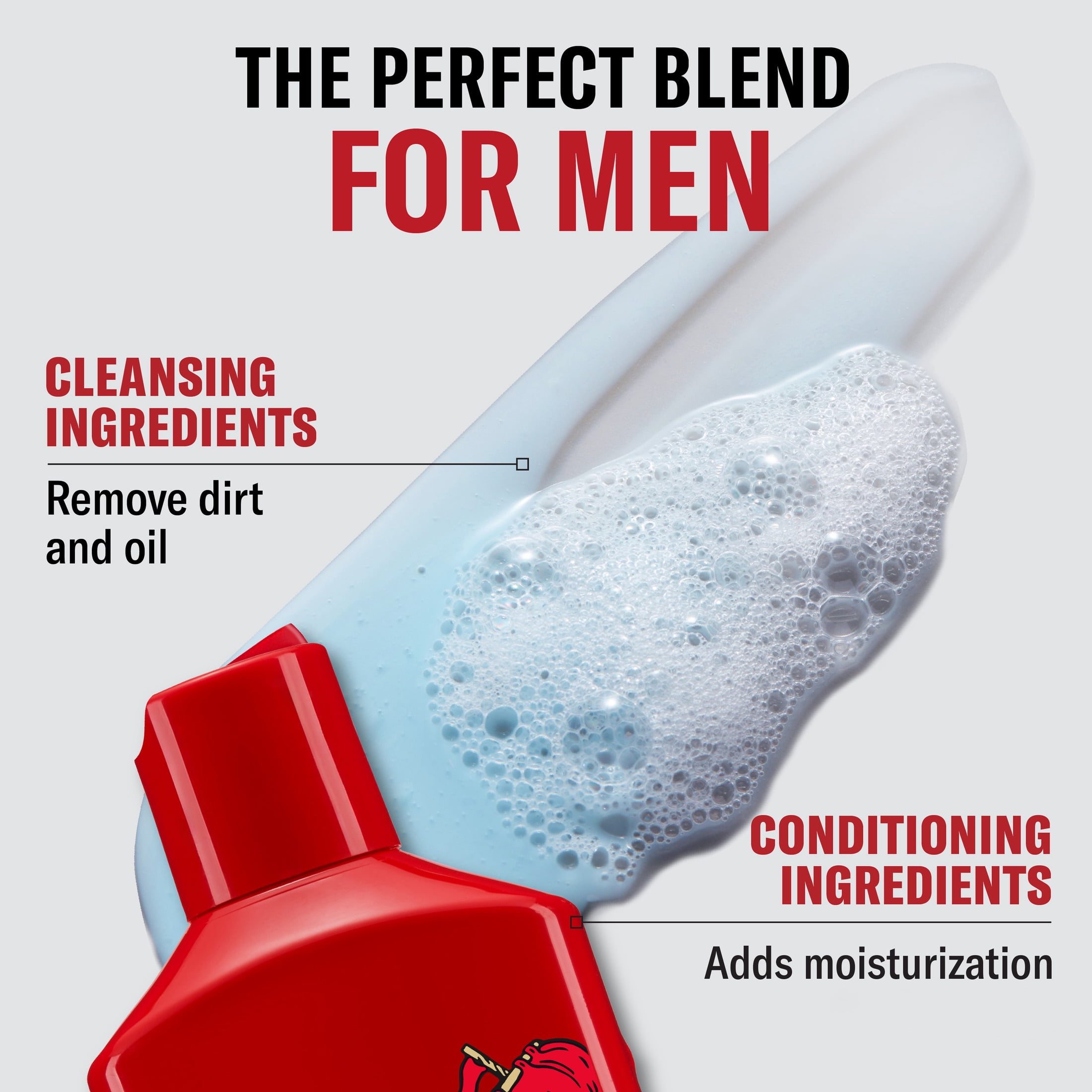 (6 pack) Old Spice Krakengard 2in1 Mens Shampoo and Conditioner, Healthier, Fuller, More Moisturized Looking Hair, 13.5 fl oz