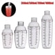 thumbnail image 2 of 350/500/700/1000 ml Transparent Dual Scale Grams Cocktail Shaker Cup Wine Mixer 700ML, 2 of 5