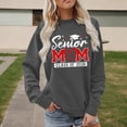 thumbnail image 2 of HUITKMM Sweat à Capuche Blanc pour Femmes, Sweat Imprimé Sans Capuche, Coupe Ample, Décontracté, 2 of 4