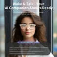 thumbnail image 2 of AI Smart Translation Glasses with Built-in ChatGPT, 160+ Languages Instant Translate, HiFi Music & HD Bluetooth Calls, Multifunctional Audio Eyewear for Men Women, 2 of 15
