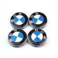 thumbnail image 1 of 4-piece Car Wheel Cover, Bmw Logo 68mm Wheels, Center Wheel Cover Rim Logo Blue And White Rim Badge, 1 of 4