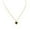 F, variant on Jewelry VerPetridure Ladies Multicolor Love Necklace Crystal Clavicle Chain Pendant
