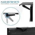 thumbnail image 4 of Mount-It! MI-897 - Shelf - for AV System - plastic, steel - on the TV, 4 of 9