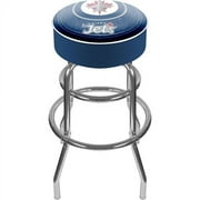 NHL 30 in. Padded Backless Swivel Bar Stool