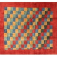 thumbnail image 1 of Ahgly Company Machine Washable Indoor Rectangle Contemporary Khaki Green Area Rugs, 2' x 4', 1 of 7
