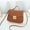 Brown, variant on Ladies' Fashion Mini Bag Cross Shoulder Single Shoulder Small Square Bag