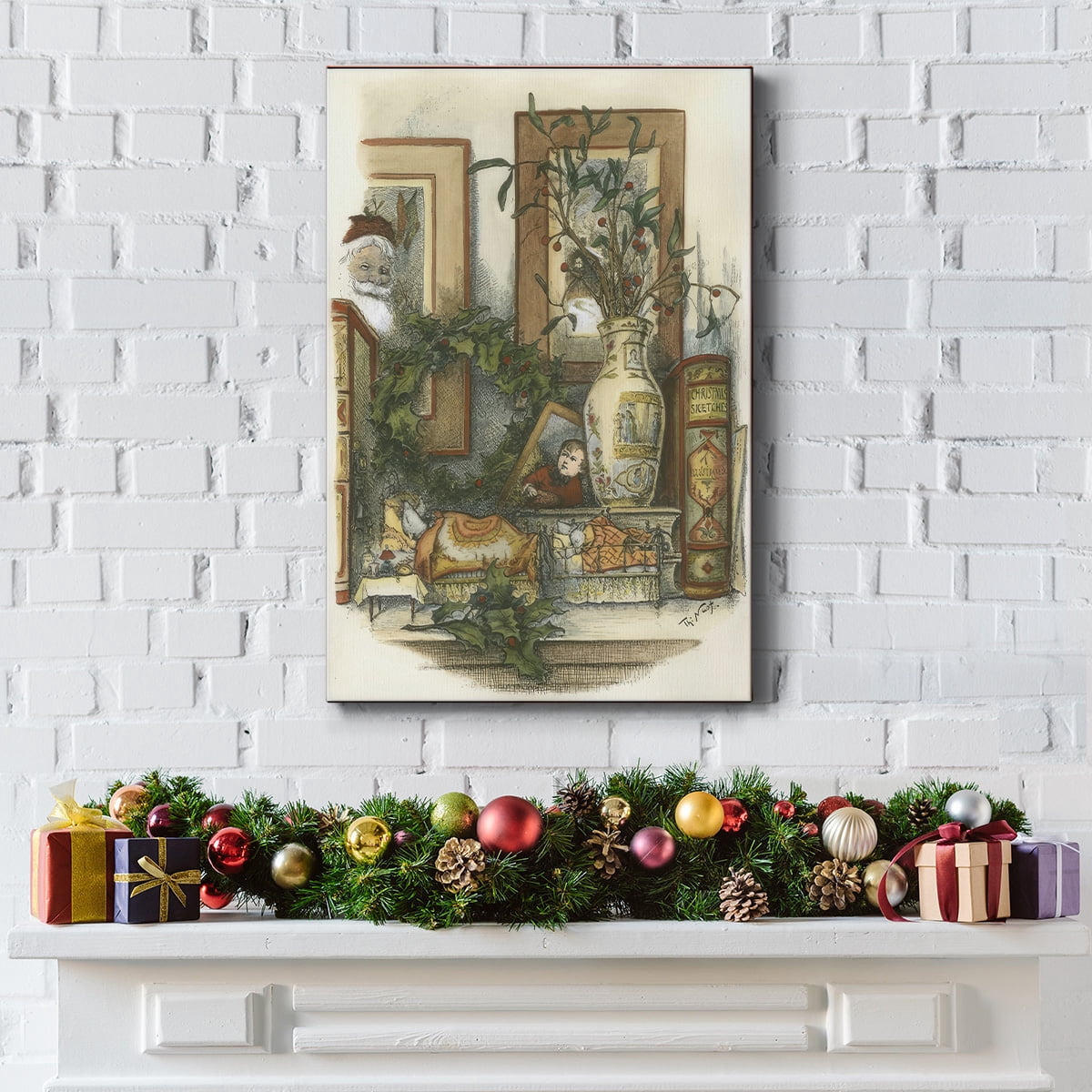 Not a Creature was Stirring- Gallery Wrapped Canvas