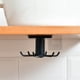 thumbnail image 4 of Gancho Almacenamiento 6 Garras Giratorio 360 ​​grados para Cuchara Toalla Utensilio (negro), 4 of 9