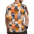 thumbnail image 2 of Wukai Cute Cat Paw Print Men's Short-Sleeved Mesh T-Shirt,Quick-Dry Short Sleeve Workout T-Shirt-X-Small, 2 of 8