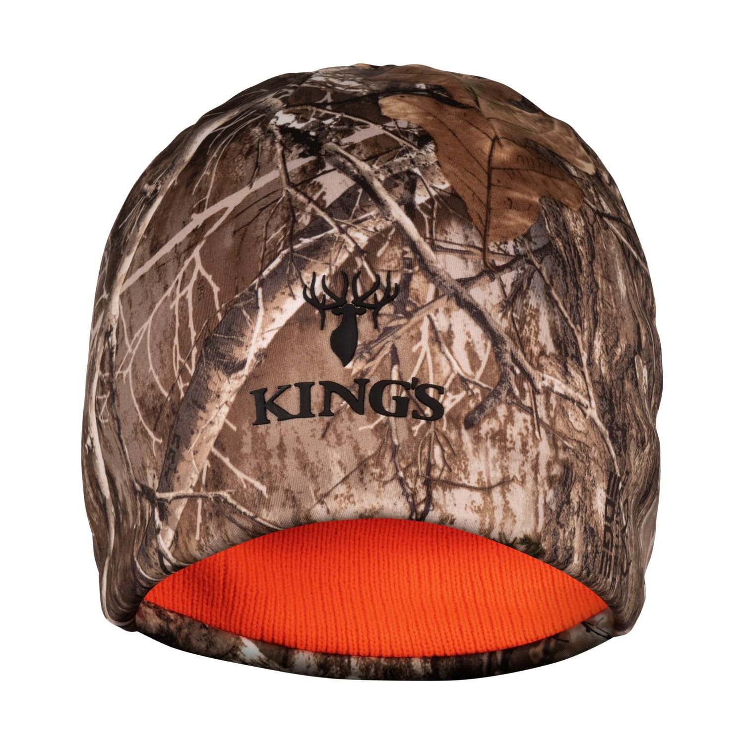 King's Camo Realtree Edge Reversible Beanie Blaze Orange