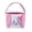 B-Pink, variant on Lksixu Easter Bunny Basket, Cute Rabbit Design Buffalo Plaid Easter Eggs Basket, Fabric Buckets Storage Bag for Easter Eggs Hunting, Handbag Candy Treat Tote Bags Spring Decor Gift for Kids Party