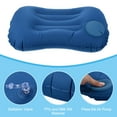 thumbnail image 5 of Uxcell Camping Pillow, Portable Camp Beach Pillow Lumbar Support for Hiking, Blue, 5 of 6