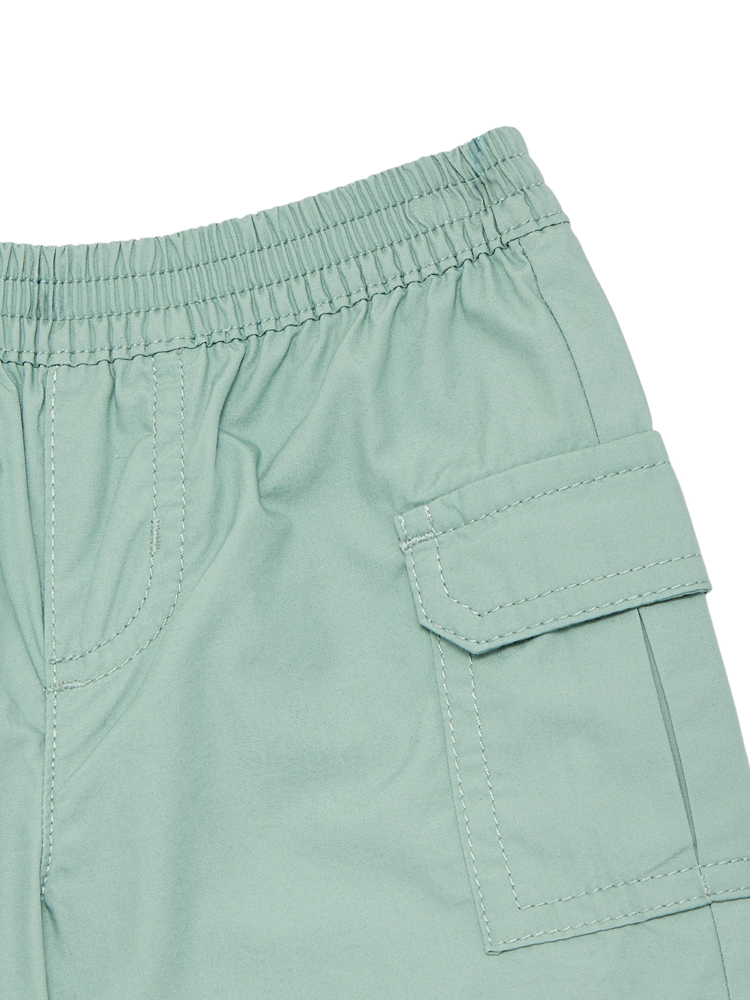 Wonder Nation Baby Boys Cargo Shorts, 100% Cotton Poplin, Sizes 0M-24M
