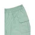 thumbnail image 2 of Wonder Nation Baby Boys Cotton Poplin Cargo Shorts, Sizes 0M-24M, 2 of 3
