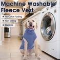 thumbnail image 2 of IECOii 4XL Dog Sweater - Stretch Fleece Sweater with Turtleneck,DarkRed,XXXX-Large, Warm Pullover Sweatshirt Pajamas for Indoor Sleeping/Outdoor Walking, Comfort Fit for Giant Breeds Like Great Dane, 2 of 9