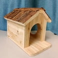 thumbnail image 3 of Casa de Madera para Hámster ANGGREK Escondite de Madera Duradero para Conejillo de Indias, 3 of 7
