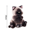 thumbnail image 3 of siameses muñeco de peluche, juguetes para mascota almohada , , juguete de peluche , acompaña a , adorno de cumpleaño 50cm Sunnimix Juguetes de peluche de gatos siameses, 3 of 8