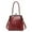 Red, variant on Crossbody Bags for Women, Top Handle Handbags With Kiss Lock Closure For Travel Work Daily Use, The Best Christmas, Valentine's Day, Birthday Gifts (Brown)