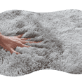 thumbnail image 2 of AUQ Bathroom Rugs,Soft Touch Shower Mat,Free Cut Cute Bath Mat,Dark Gray, 2 of 4