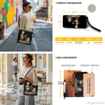 thumbnail image 2 of DISNIMO Whimsical Skull Gardening Crossbody Bag Purse for Women 2 Pack with Large Capacity Clutch Bags PU Leather Lightweight Shoulder Handbag Crossbody for Short Trips Outdoor Activities, 2 of 4