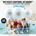 thumbnail image 4 of Bell+Howell Upgraded 2025 Ultrasonic Pest Repeller Indoor 6 Pk, Pest Repellent Ultrasonic Plug In, Mouse Repellent Indoor, Rodent Repellent, Pest Repellent Family & Pet Safe, 6 Pack, 4 of 8