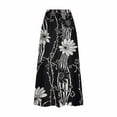 thumbnail image 5 of WXLWZYWL Maxi Skirts for Women Ankle Length Skirt Casual Long Skirt High Waisted Maxi Skirt Reg and Plus Size Skirt Long Skirt with Pockets, 5 of 5
