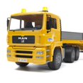 thumbnail image 2 of Bruder Toys MAN TGA Low Loader Truck with JCB Backhoe Loader on Trailer | 02776, 2 of 5