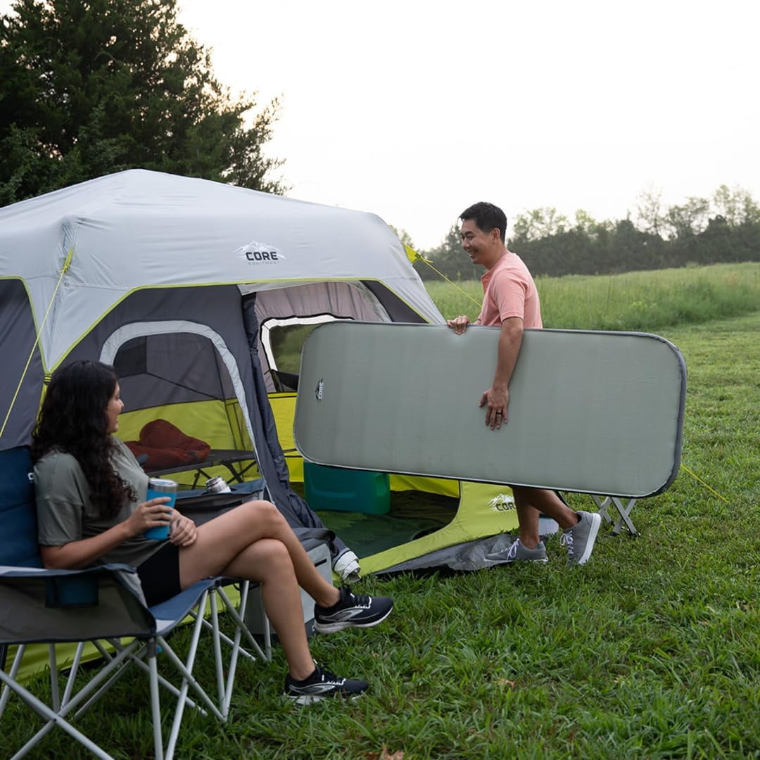 CORE 4 Season Regular Self Inflating Camping Bed, Blow Up Mattress, 4.95lbs