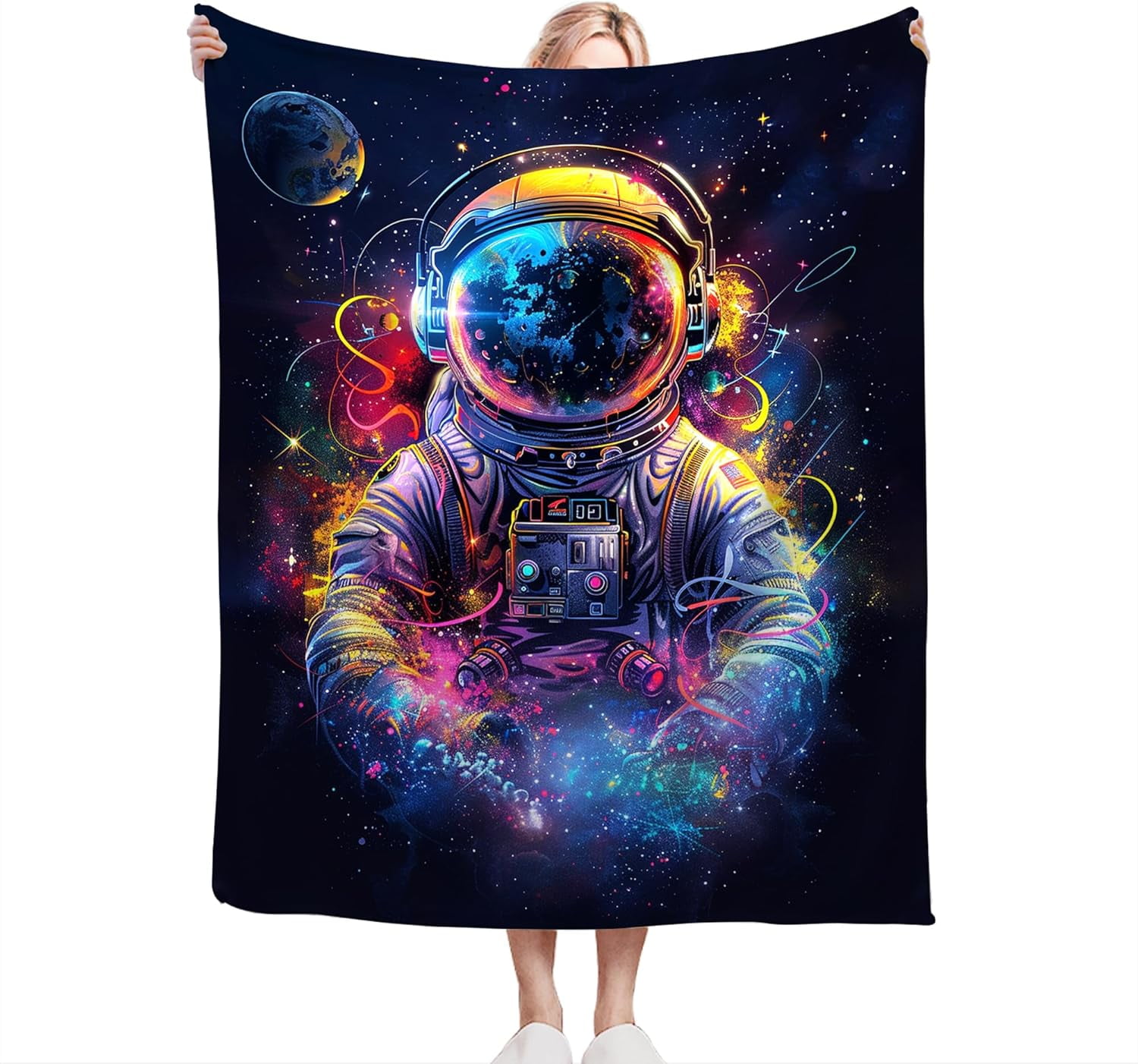 Christian Blanket Cross Hand of God Throw Blanket for Men Kids Teenagers Soft Cozy Warm Fuzzy Fleece Religious Christ Decor Blanket Gifts for Boys Women Girls Couch Sofa Bed 50"X40"