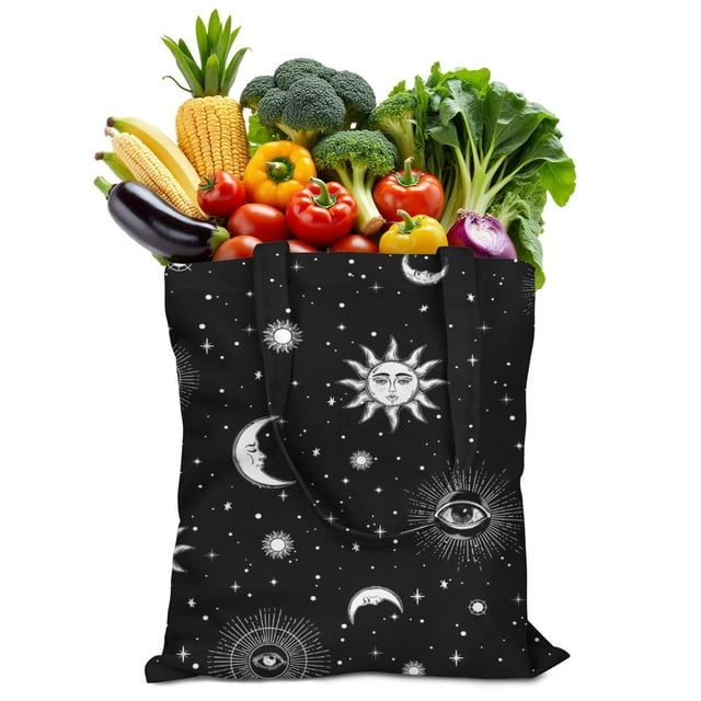 Sac Fourre-Tout Réutilisable Steampunk Astrologie - Sac Écologique Lavable pour Parents et Étudiants Occupés