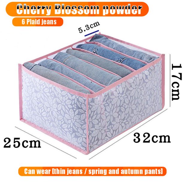 Wardrobe Organizer Jeans Storage Box Folding Underwear Organizer