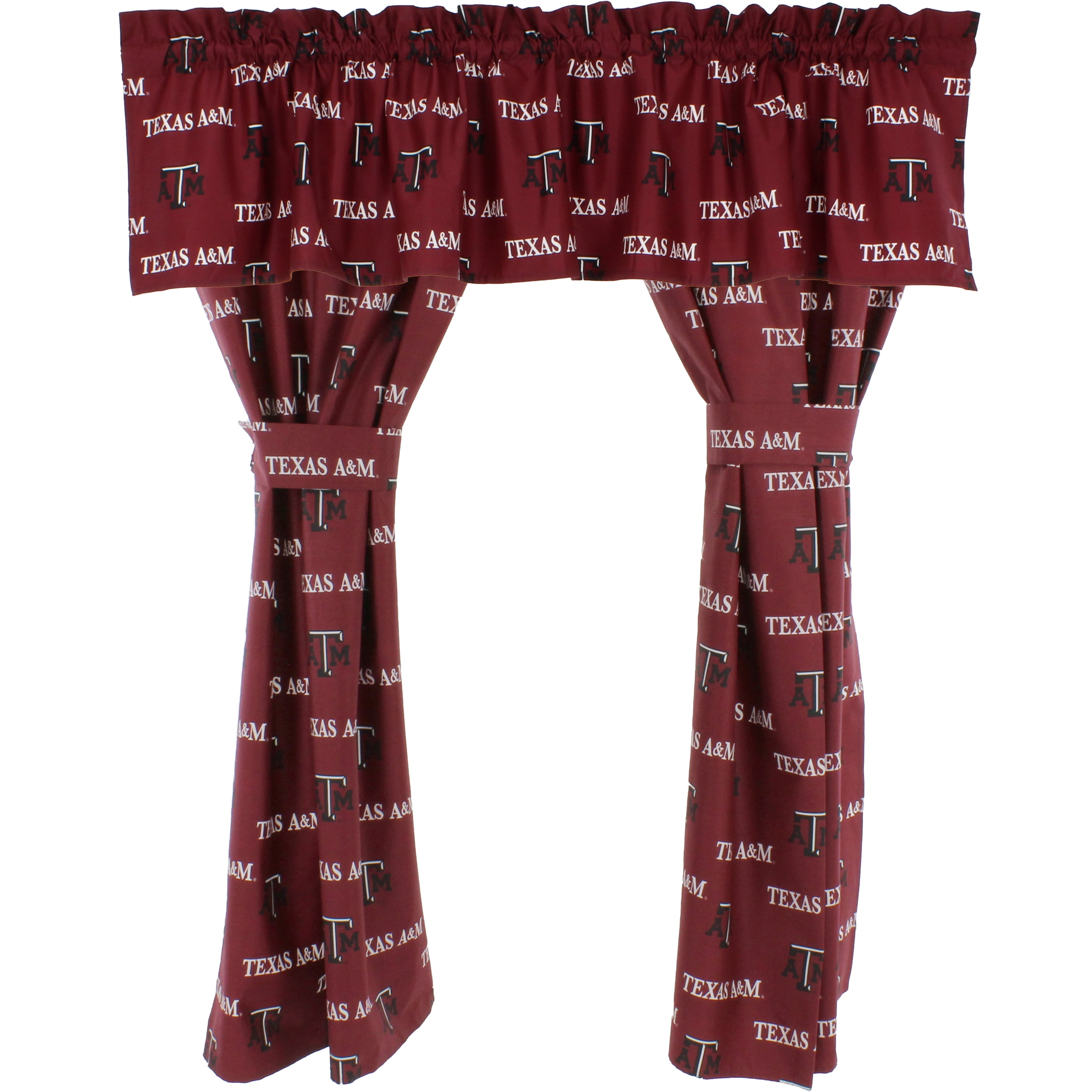 College Covers Curtain Valance, 84 in x 15 in, Texas A&M Aggies 84 in x 15 in Texas A&m Aggies